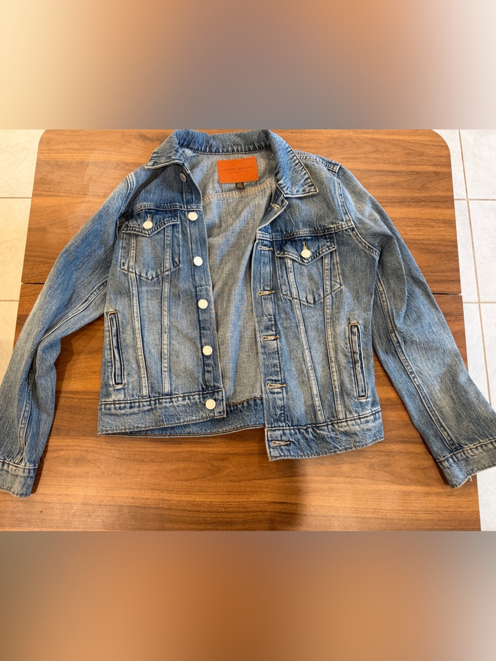 Lucky Brand Light Blue Denim Jacket